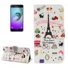 For Galaxy A3(2017) Cartoon Litchi Leather Case with Holder, Card Slots & Wallet - # Colors