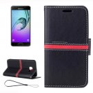 For Galaxy A3(2017) Crazy Horse Leather Case with Card Slots, Wallet & Photo Frame - # Colors