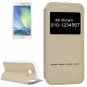 For Galaxy A3(2017) Frosted Texture Flip Leather Case with Call Display & Holder - # Colors
