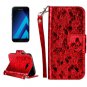 For Galaxy A3(2017) Laser Butterfly Leather Case with Card Slots, Wallet & Holder - # Colors