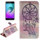 For Galaxy A7(2016) Windbell Pattern Flip Leather Case with Holder, Card Slots & Wallet