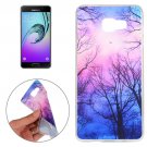 For Galaxy A7(2016) Trees and Clouds Pattern TPU Protective Case