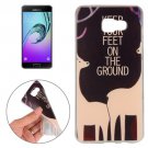For Galaxy A7(2016) Sika Deer Pattern TPU Protective Case