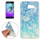 For Galaxy A7(2016) Leaves Pattern TPU Protective Case