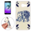For Galaxy A7(2016) Elephant Pattern TPU Protective Case