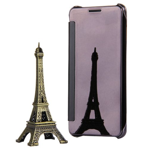 For Galaxy A7(2016) Coffee Plating Mirror Flip Leather Case with Sleep/Wake-up Function