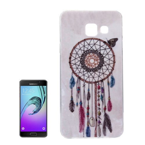 For Galaxy A7(2016) IMD Windbell Pattern Soft TPU Protective Case Back Cover