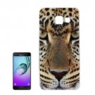 For Galaxy A7(2016) IMD Leopard Pattern Soft TPU Protective Case Back Cover