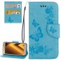 For Galaxy A7(2017) Butterflies Embossing Leather Case with Holder, Card Slots & Wallet # Colors