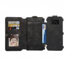 For Galaxy A7(2017) Leather Case with Holder, Card Slots, Photo Frame & Hook  # Colors