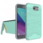 For Galaxy J7(2017) Separable PC + TPU Combination Back Case with Holder & Card Slot # Colors