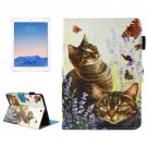 For iPad 9.7 inch 2017 Cats Smart Cover Leather Case with Holder, Wallet & Card/Pen Slots