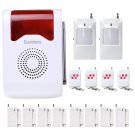 YA-302B-24 15 in 1 Kit Wireless Security Human Voice Prompt Site Alarm System