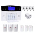 12 in 1 Kit Wireless 433MHz GSM SMS Security Home House Burglar Alarm System with LCD Screen