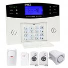 6 in 1 Kit Wireless 315MHz GSM SMS Security Home House Burglar Alarm System with LCD Screen