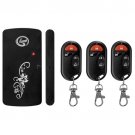 Forecum 9806CA3 Smart Vibration Home Magnetic Sensor Alarm, 1 Magnetic Sensor 3 Controllers