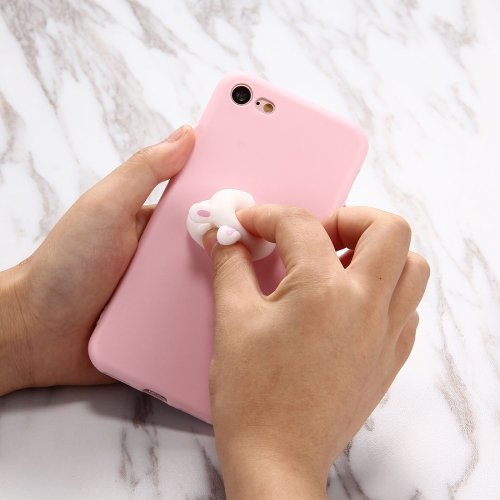 For iPhone 6 & 6s Rabbit Squeeze Relief Squishy Back Cover Dropproof Case