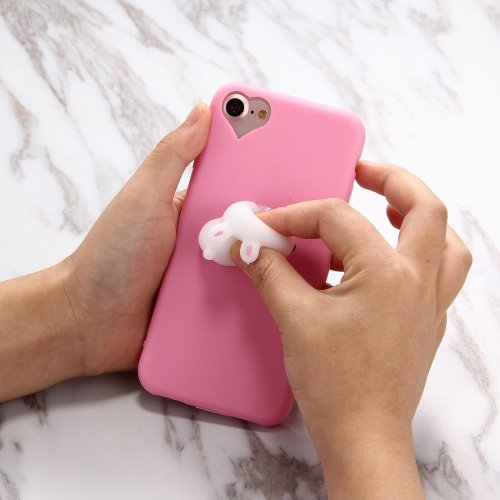 For iPhone 6 & 6s Rabbit Squeeze Relief Squishy Back Cover Dropproof Case