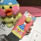 For iPhone 6 + & 6s + 3D Lovely Duck Squeeze Relief IMD Squishy Back Cover Case