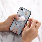 For iPhone 7 Plus Rabbit Cartoon Squeeze Relief Squishy Back Cover Case