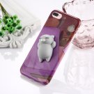For iPhone 7 Plus Cat Pattern Squeeze Relief IMD Workmanship Squishy Back Cover Case
