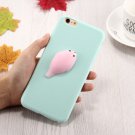 For iPhone 7 Cartoon Pattern Squeeze Relief Squishy Drop proof Back Cover Case