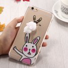 For iPhone 7 3D Cartoon Squeeze Relief Squishy Dropproof Protective Back Cover Case