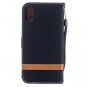 For iPhone 8 Denim Texture Leather Case with Card slots & wallet - 9 colors