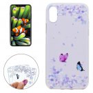 For iPhone 8 Variegated Butterflies Pattern TPU Protective Case