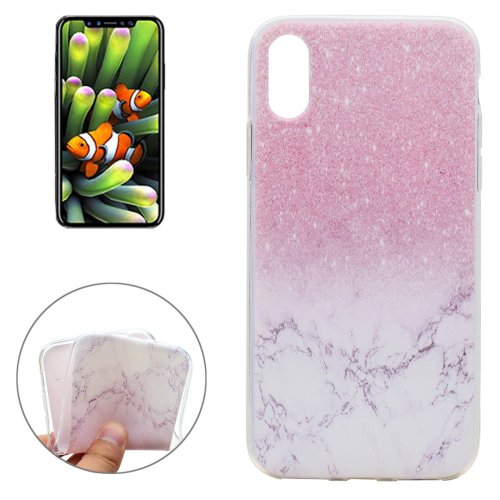 For iPhone 8 Marble Pattern TPU Protective Case
