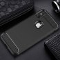For iPhone 8 Carbon Fiber TPU Brushed Texture Shockproof Back Cover Case - 4 colors