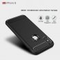 For iPhone 8 Carbon Fiber TPU Brushed Texture Shockproof Back Cover Case - 4 colors
