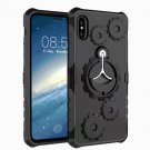 For iPhone 8 Gearwheel TPU + PC Back Cover Case with 360° Holder & Armband - 6 colors