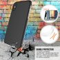 For iPhone 8 PC + TPU Chrome Plated Press Button Back Cover Case - 6 colors