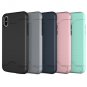 For iPhone 8 Brushed Texture Back Cover Case with Holder & Card Slot - 5 colors