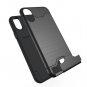 For iPhone 8 Brushed Texture Back Cover Case with Holder & Card Slot - 5 colors
