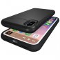 For iPhone 8 Brushed Texture Back Cover Case with Holder & Card Slot - 5 colors