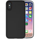 For iPhone 8 PC + TPU Chrome Plated Press Button Anti-slip Back Cover Case - 6 colors