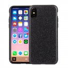 For iPhone 8 TPU + PU Glitter Powder Drop-proof Protective Back Cover Case - 5 colors