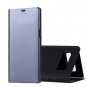 For Galaxy Note 8 Electroplating Mirror Smart Cover Leather Case with Holder, - 6 colors