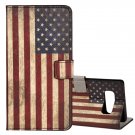 For Galaxy Note 8 US Flag Pattern Leather Case with Holder, Card Slots & Wallet
