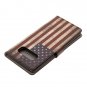 For Galaxy Note 8 US Flag Pattern Leather Case with Holder, Card Slots & Wallet