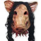 Halloween Festival Party Fancy Pig Face Masquerade Masks with Hair