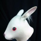 Popular Lovely Halloween Mask Masquerade Emulsion Rabbit Mask with Villus Ears