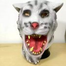 Popular Freak Halloween Mask Masquerade Emulsion Sabre Rattling White Tiger Mask