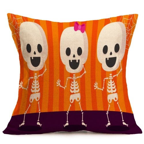 Halloween Decoration Pattern Car Sofa Pillowcase - G - Size:43 x 43 cm