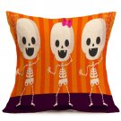 Halloween Decoration Pattern Car Sofa Pillowcase - G - Size:43 x 43 cm
