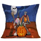 Halloween Decoration Pattern Car Sofa Pillowcase - N - Size:43 x 43 cm