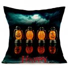 Halloween Decoration Pattern Car Sofa Pillowcase - P - Size:43 x 43 cm