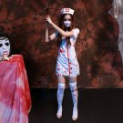 Halloween Cosplay Horror Nurse Costume Masquerade Halloween Party, Size: XL